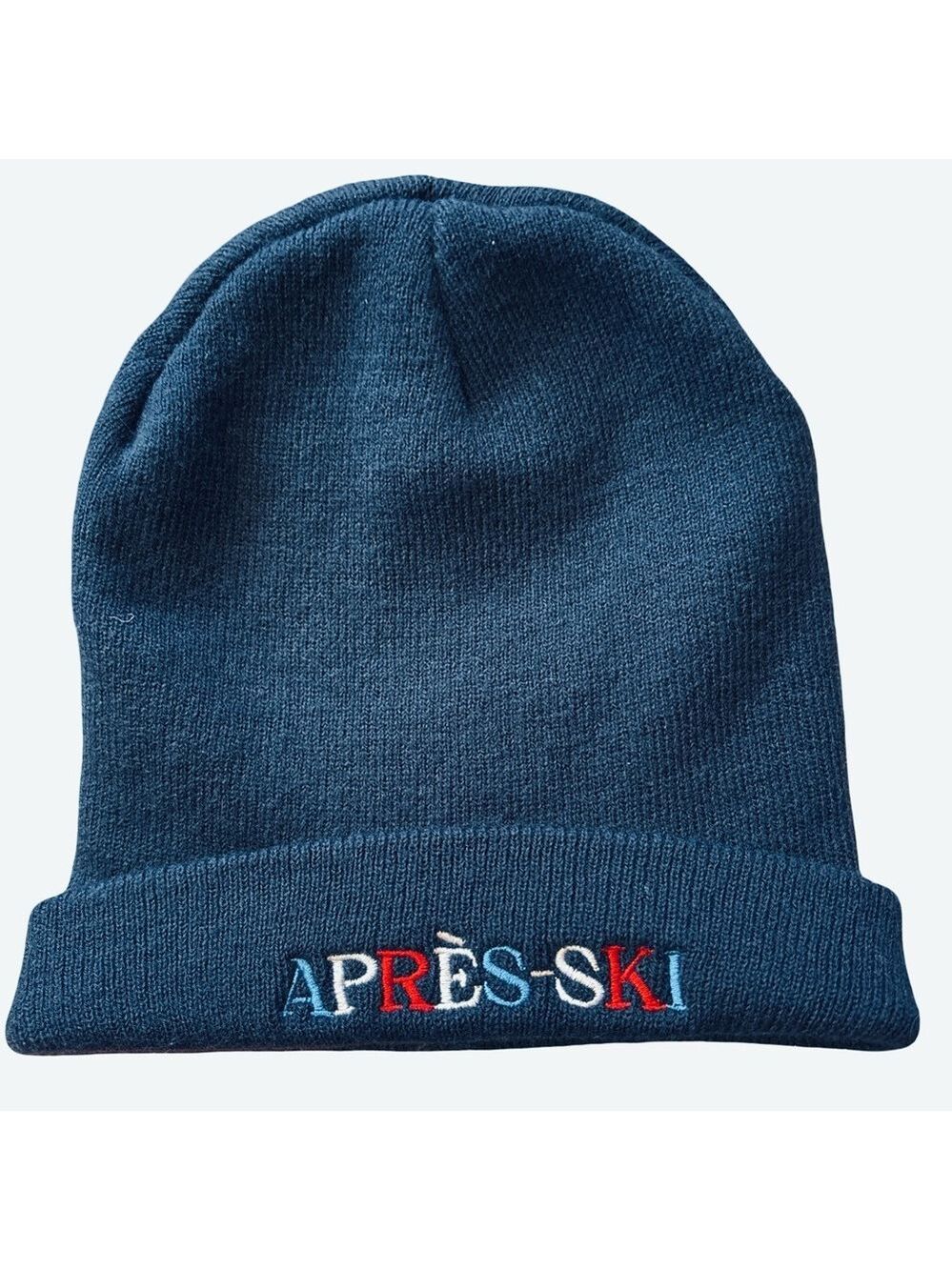 Blue Knit Après-Ski Beanie Hat (3 for $12 item)